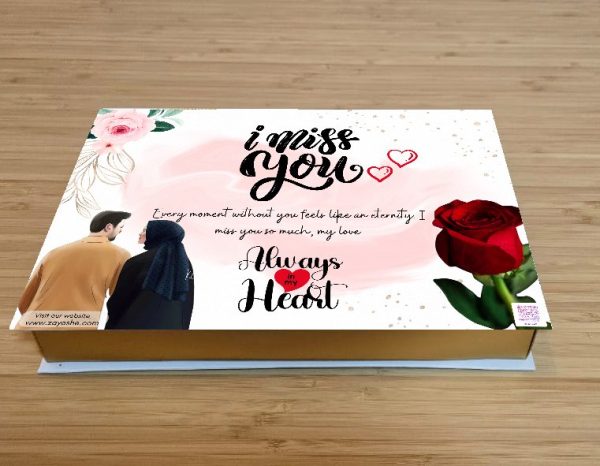 Beautiful Miss You Chocolate Gift Box