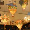 Big Hot Air Balloon Paper Lamp Shade: Red Design - DIY Paper Craft for Home Decoration