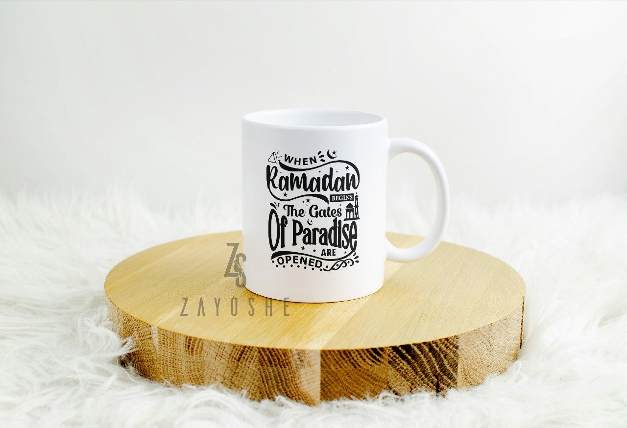 Blessed Ramadan Mug - Drinkware gift from ZAYOSHE in Maleha Street, Sharjah, UAE - image 2