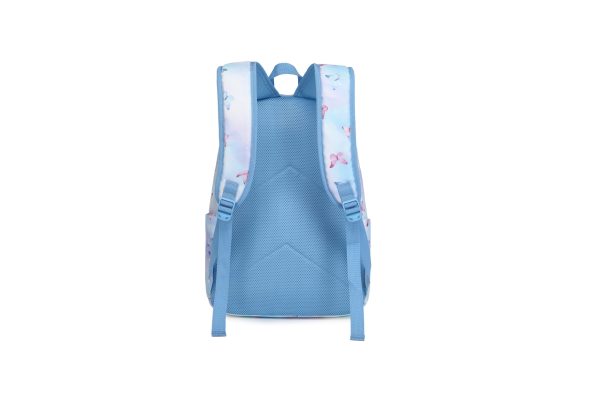 Blue Butterfly School Bag Set
