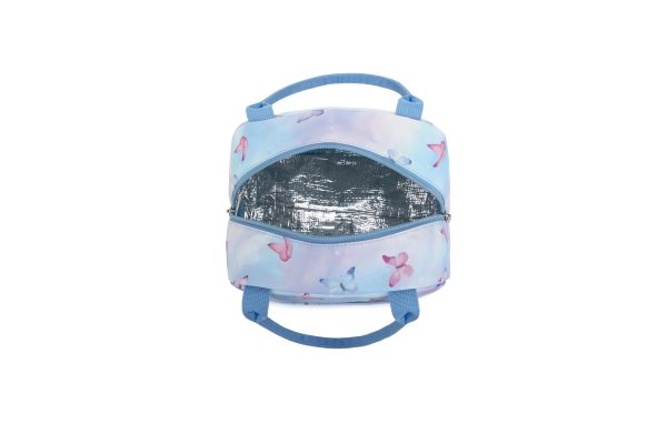 Blue Butterfly School Bag Set