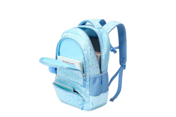 Butterfly School Bag Set -Blue