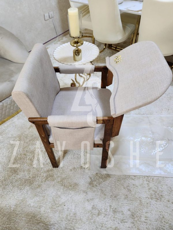 Chair-Beige Modern Muslim Prayer Chair-Beige