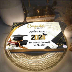 Class of 2024 Personalized Chocolate Gift Box