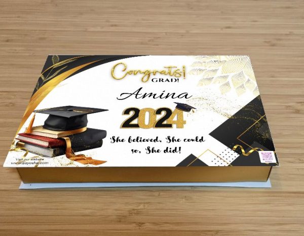 Class of 2024 Personalized Chocolate Gift Box