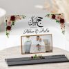 Couple Hajj Mubarak Acrylic Photo Frame