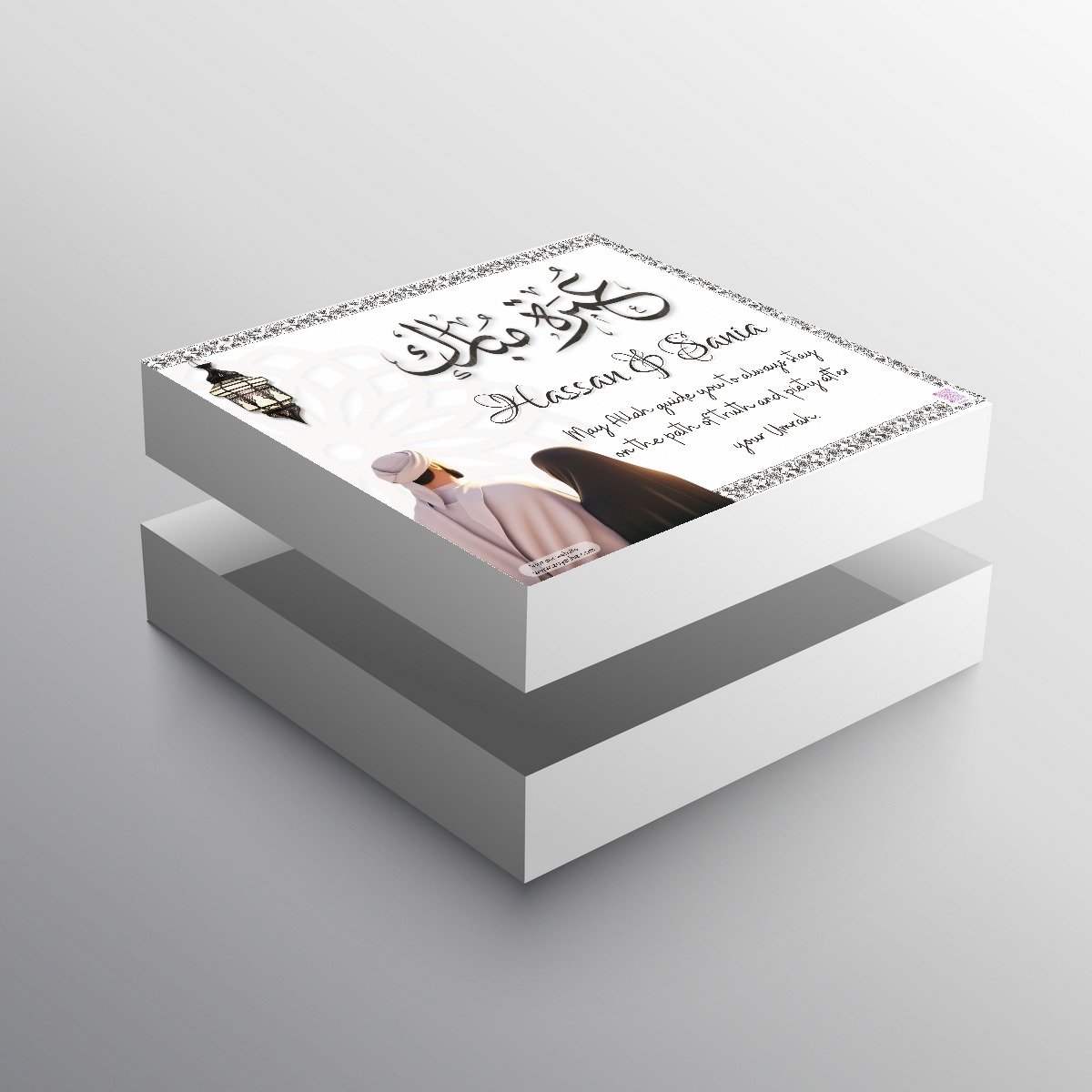 Couple Umrah Mubarak Customized Gift Box - Gift Sets gift from ZAYOSHE in Maleha Street, Sharjah, UAE - image 2