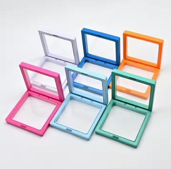 Custom 3d Square Floating Display Frame - Set of 4