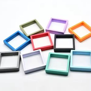 Custom 3d Square Floating Display Frame - Set of 4