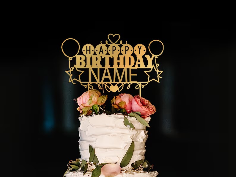 Custom Acrylic Birthday Cake Topper - Cakes gift from ZAYOSHE in Maleha Street, Sharjah, UAE - image 4