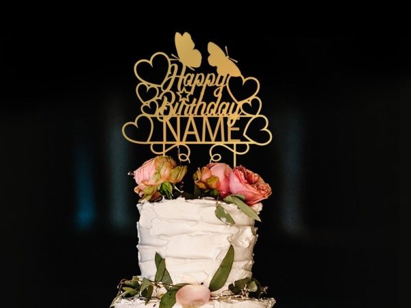 Custom Acrylic Birthday Cake Topper