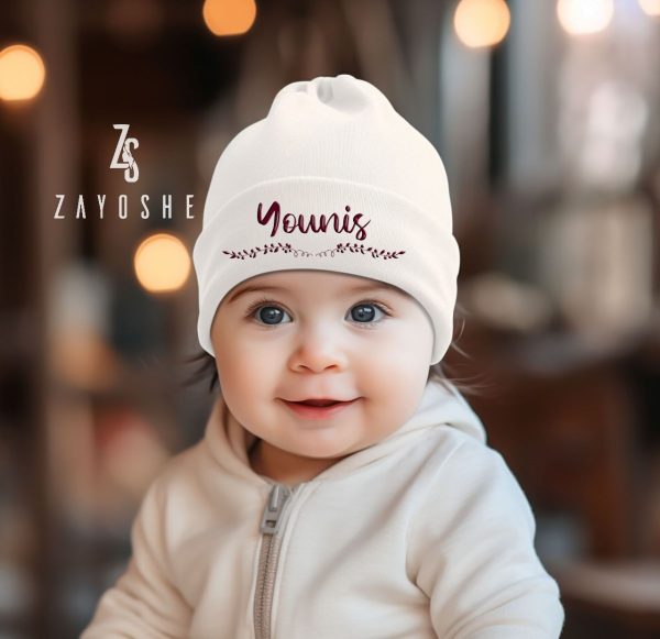 Custom-Baby-Name-Newborn-Cap-4 Custom Name Baby Cap