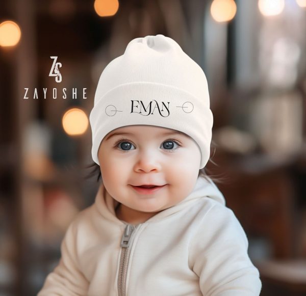 Custom-Baby-Name-Newborn-Cap-5 Custom Name Baby Cap