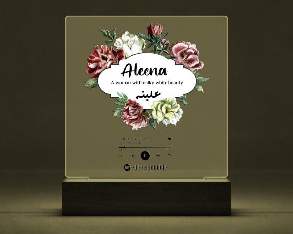 Custom Baby Name Night Light