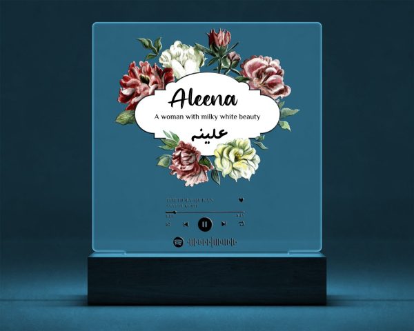 Custom Baby Name Night Light