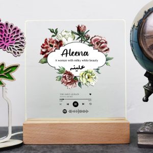 Custom Baby Name Night Light