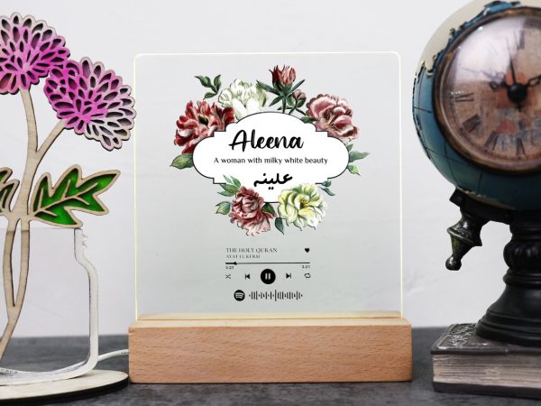 Custom Baby Name Night Light