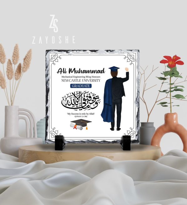 Custom Graduation Gift Rock Slate For Him