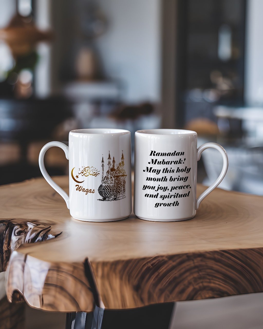 Personalized Islamic Ramadan Kareem Mug - Drinkware gift from ZAYOSHE in Maleha Street, Sharjah, UAE