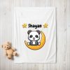 Custom-Name-Panda-Baby-Blanket-1 Custom Name Panda Baby Blanket Wrapper Sheet