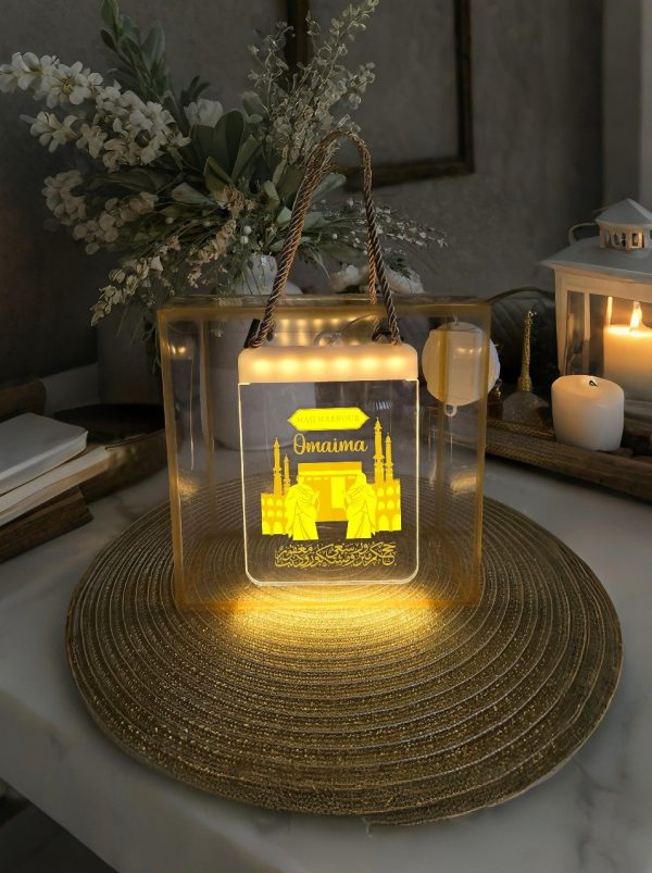 Customized-Hajj-Mabroor-Lantern-LED-light-Gift-Hamper-1 Customized Hajj Mabroor Lantern LED Light Gift Hamper