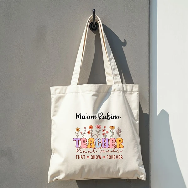 Customized Teacher’s Day Gift Tote Bag Online