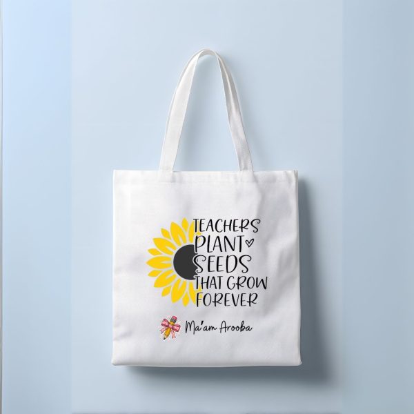 Customized Teacher’s Day Tote Bag