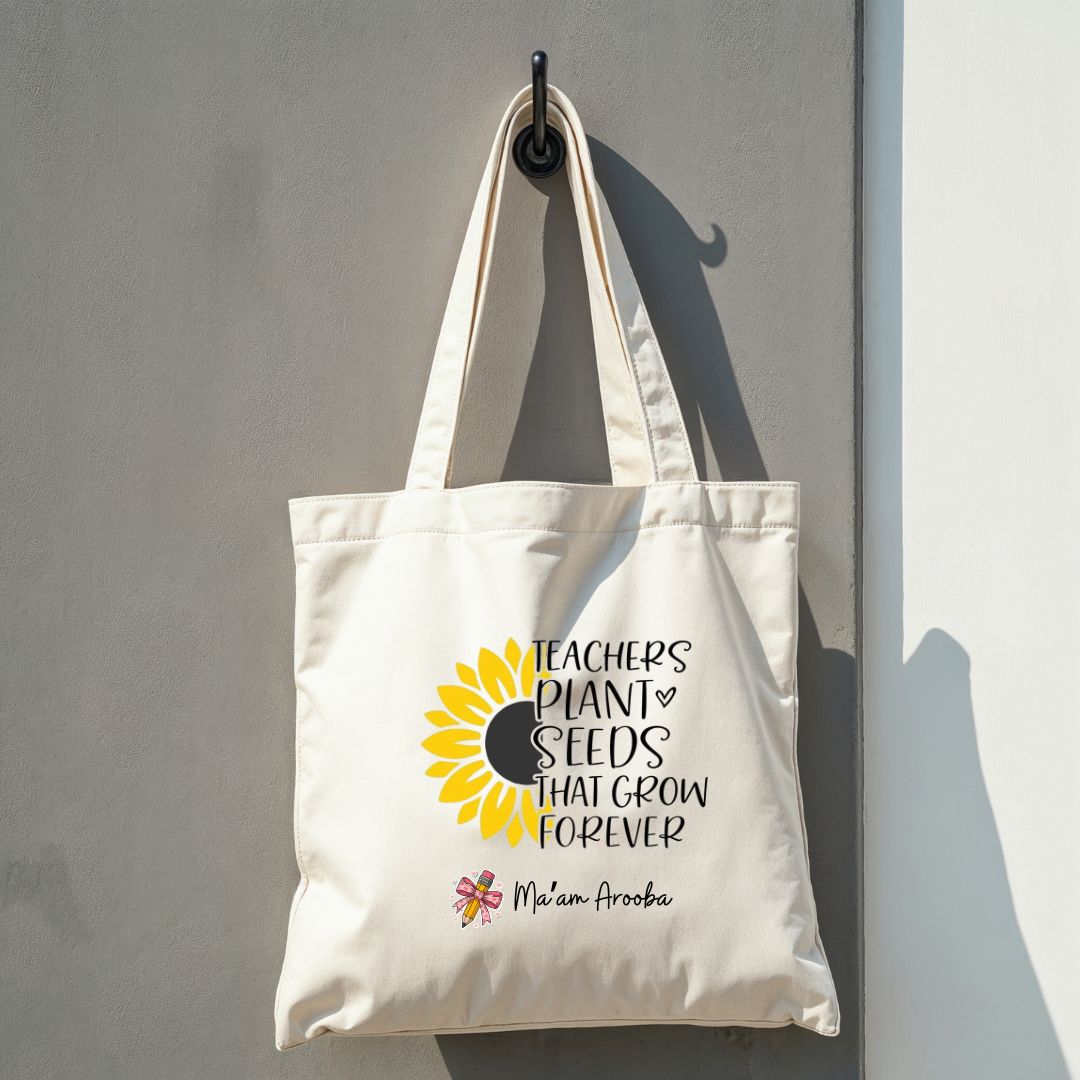 Customized Teacher’s Day Tote Bag - Gifts gift from ZAYOSHE in Maleha Street, Sharjah, UAE - image 3