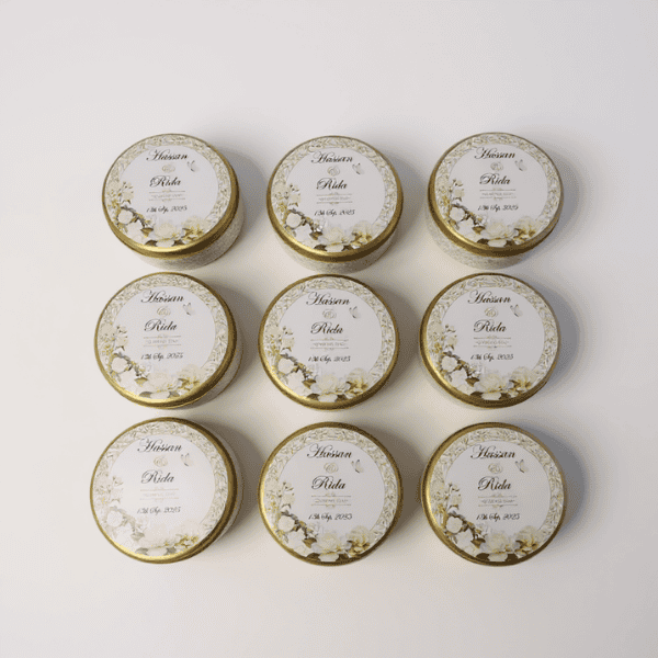 Customized Wedding Sweet Tin Boxes