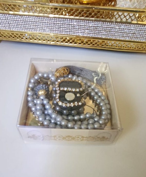 Digital-Counter-with-Pearl-Tasbeeh-Grey-e1709312528388 Digital Counter with Pearl Tasbeeh Gift Set -Grey