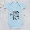 "Don't Worry I Will Wake You For Fajr" Baby Romper