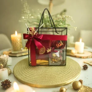 Elegant Islamic Gift Hamper - Red