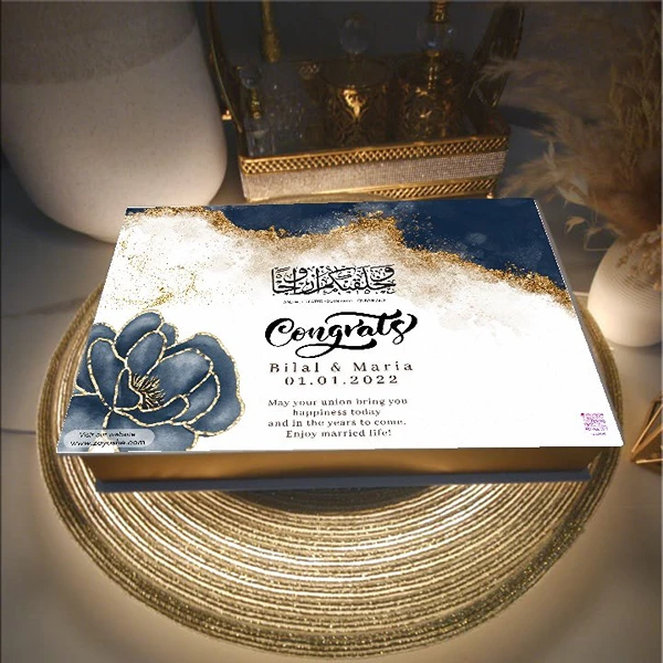 Elegant Wedding Chocolate Box