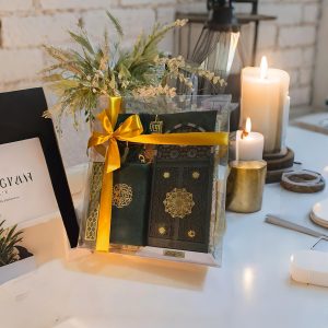 Emerald Green Quran and Tasbih Gift Set