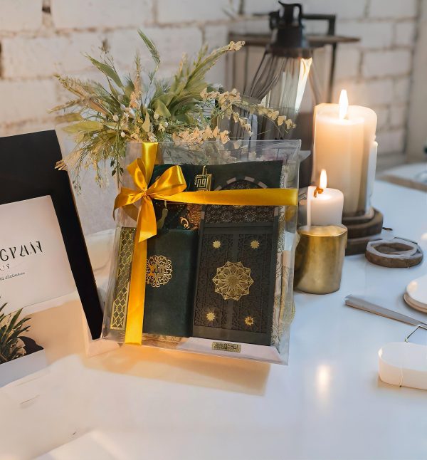 Emerald Green Quran and Tasbih Gift Set