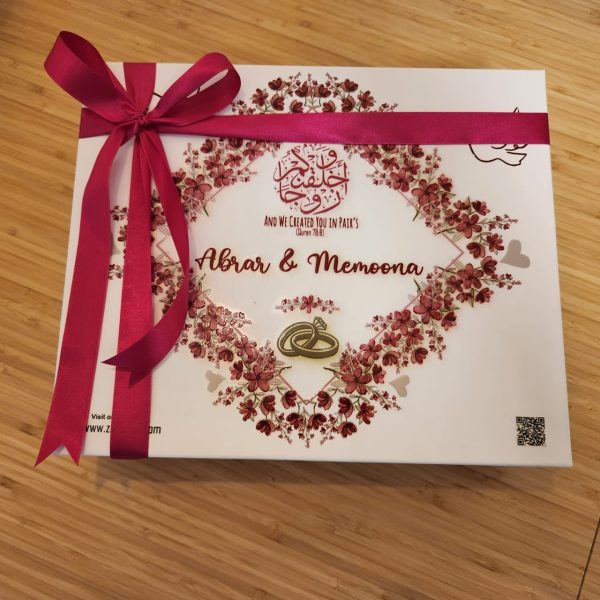 Personalized Engagement Gift Box - Design 2