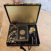 Exclusive Islamic Gift Set with Rainbow Quran For Her - Black