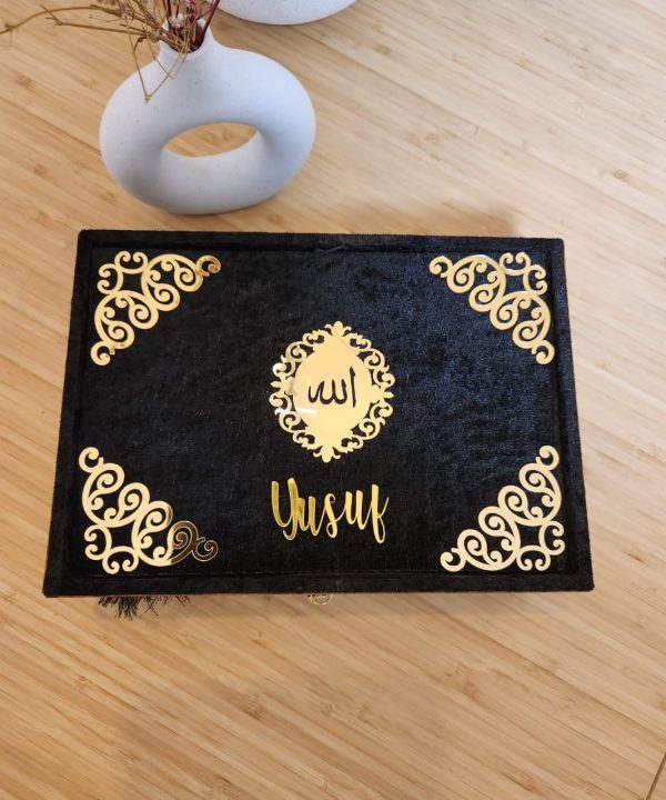 Exclusive-Islamic-Gift-Set-with-Rainbow-Quran-For-Him4 Exclusive Islamic Gift Set with Rainbow Quran For Him - Black