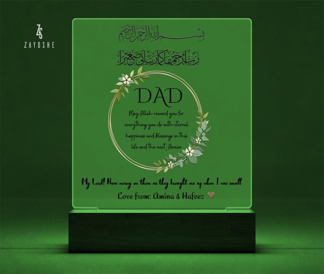 Father’s Day Gift Personalized Acrylic Night Light - Gifts gift from ZAYOSHE in Maleha Street, Sharjah, UAE - image 6
