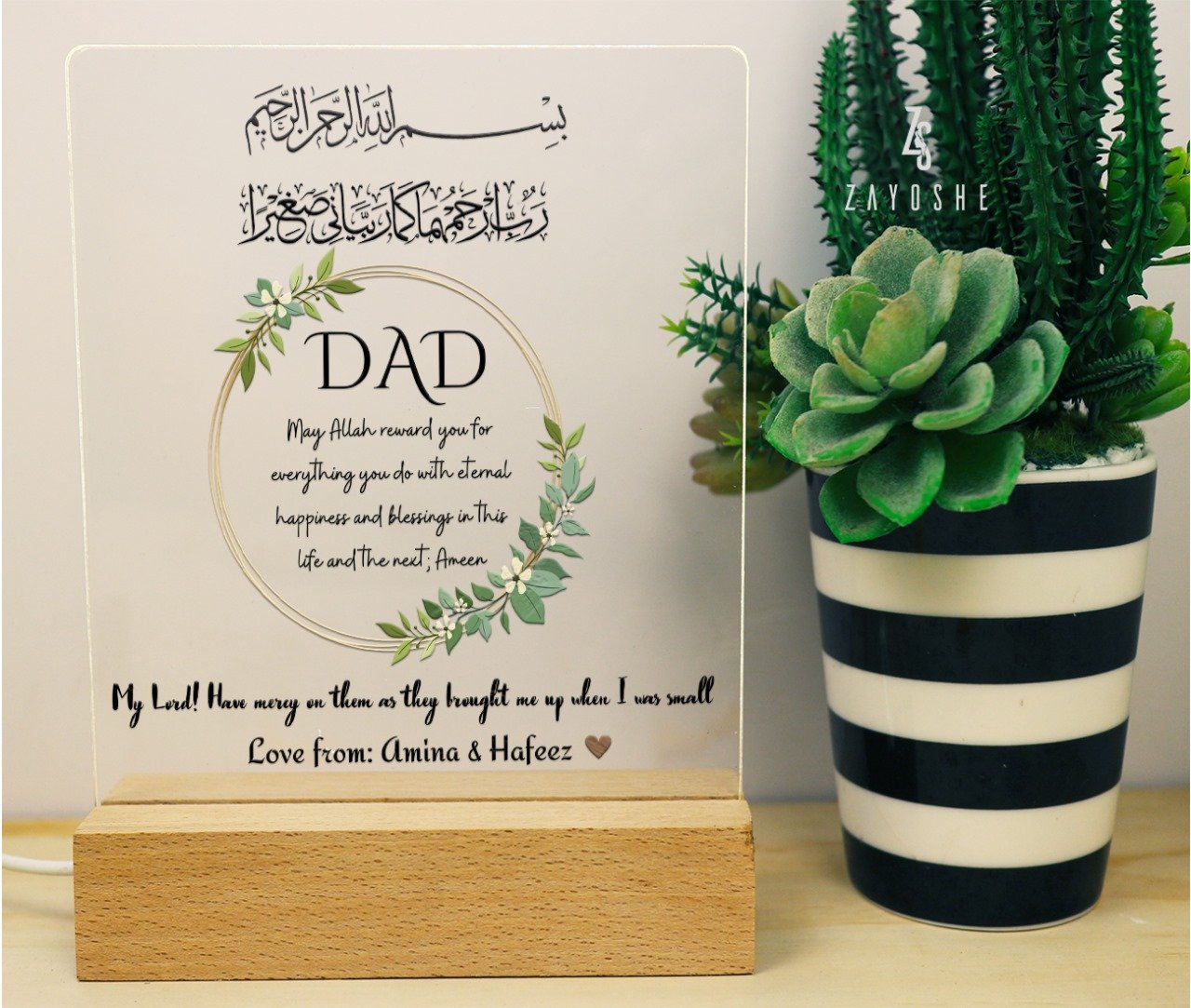 Father’s Day Gift Personalized Acrylic Night Light - Gifts gift from ZAYOSHE in Maleha Street, Sharjah, UAE - image 7