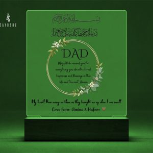 Father's Day Gift Personalized Acrylic Night Light