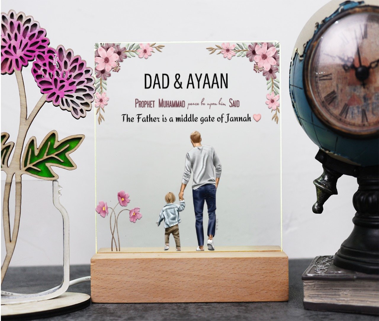 Personalized Fathers Day Gift Acrylic Night Light - Gifts gift from ZAYOSHE in Maleha Street, Sharjah, UAE - image 3