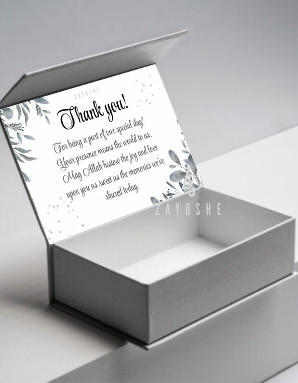 Custom Wedding Favor Gift Box for Guests