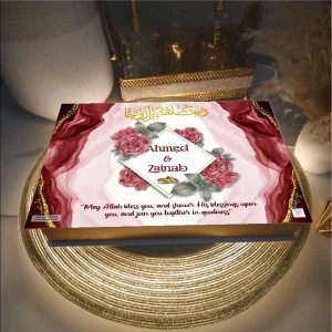 Floral Wedding Chocolate Box