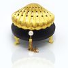 Gold Seashell Bakhoor Burner