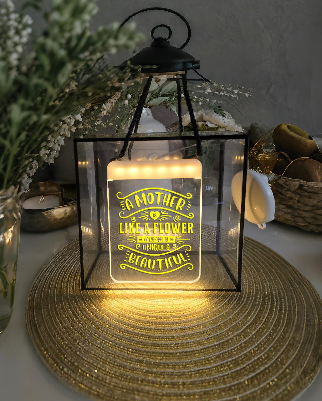 Gift For Mom-Lantern LED light Gift Hamper - Gift Sets gift from ZAYOSHE in Maleha Street, Sharjah, UAE