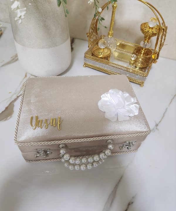 Gold Velvet Islamic Gift Set