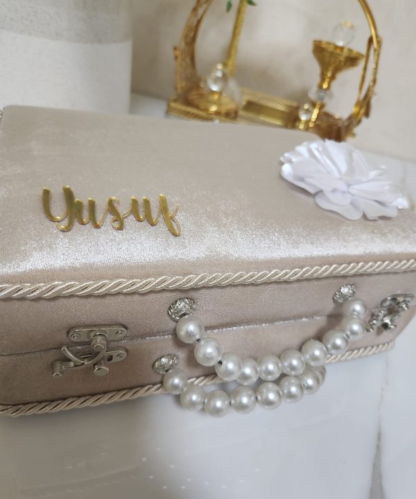 Gold Velvet Islamic Gift Set