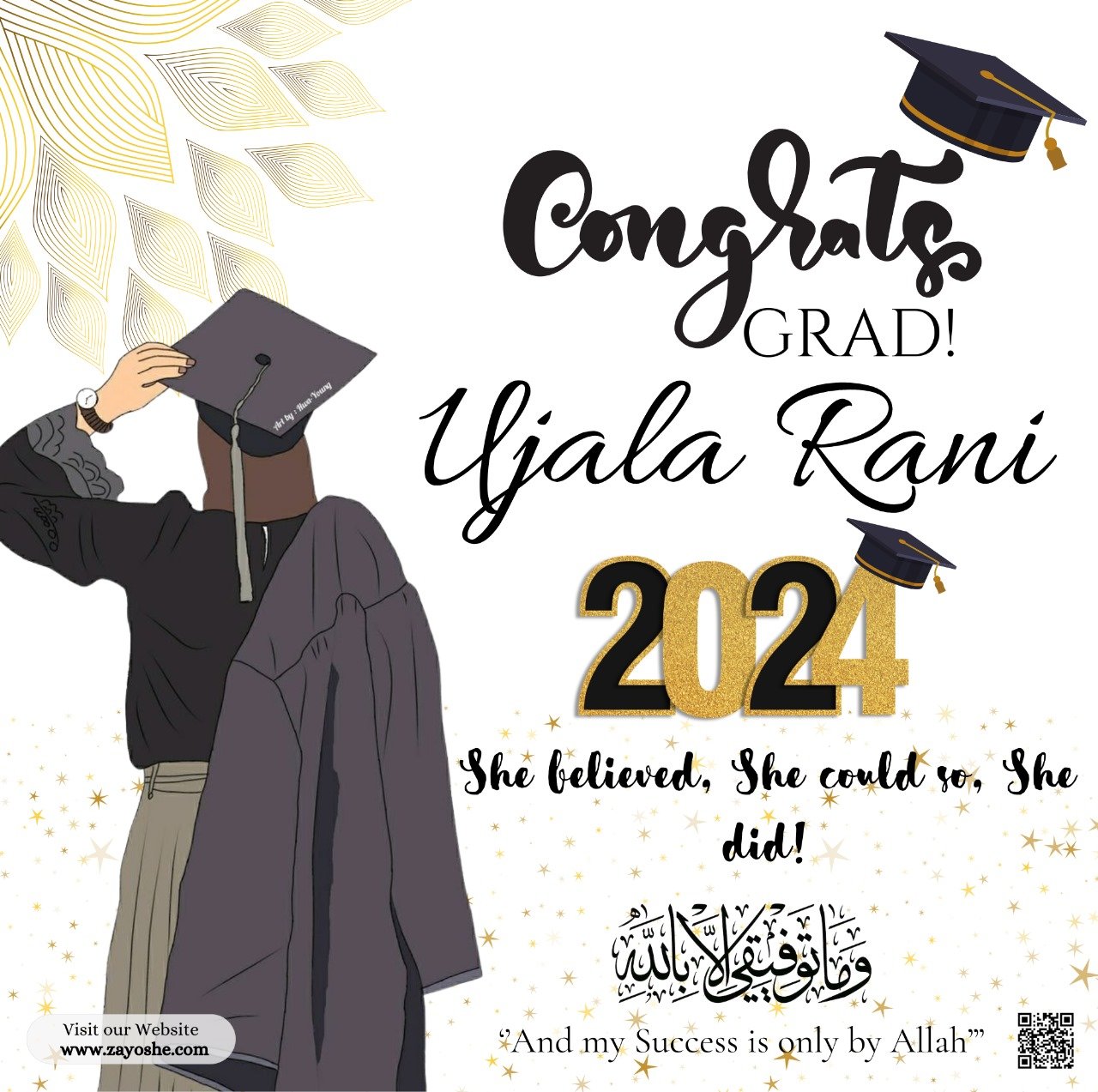 Graduation Customized Gift Box For Her - Gift Sets gift from ZAYOSHE in Maleha Street, Sharjah, UAE - image 3