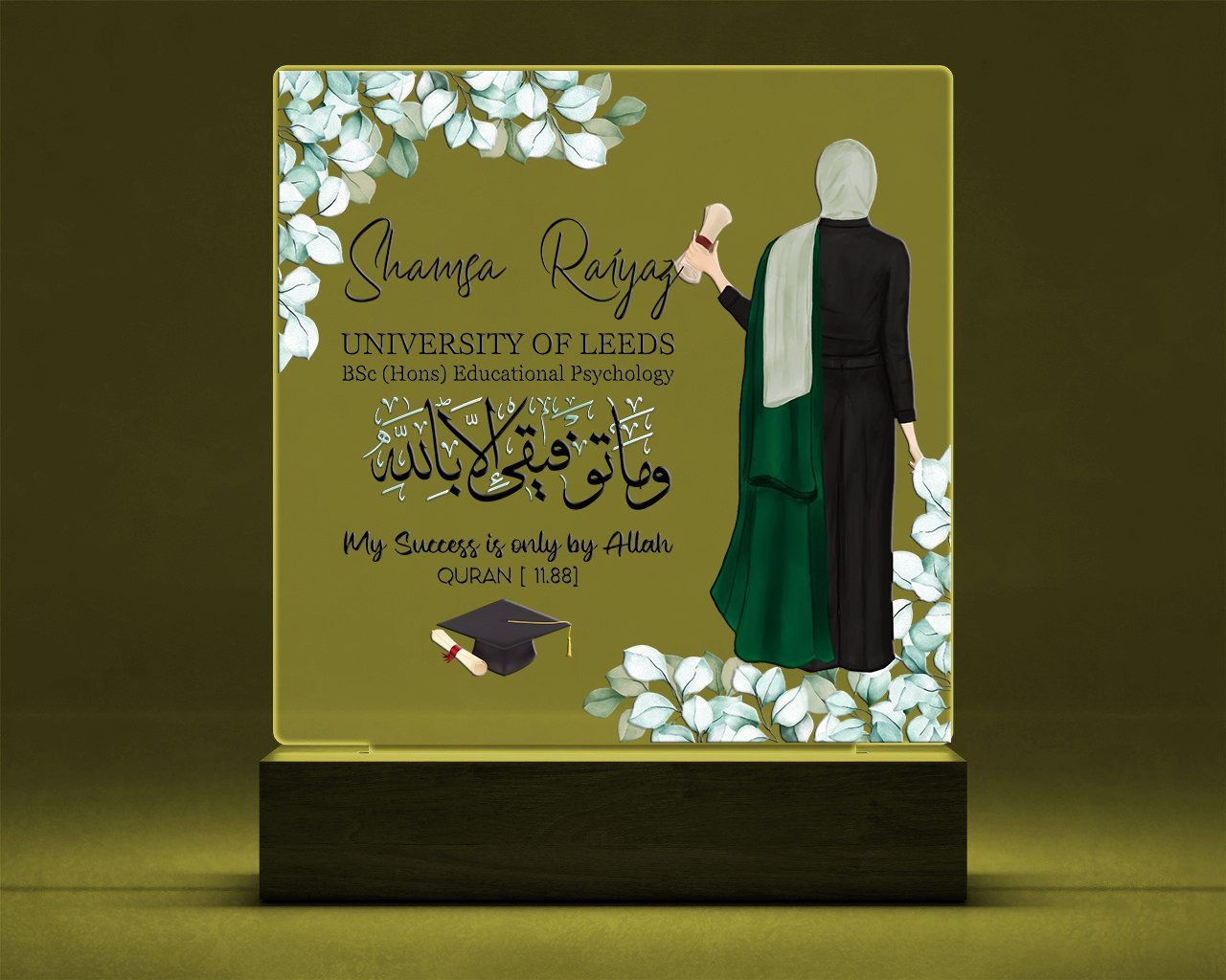 Graduation Gift Acrylic Night Light - Gifts gift from ZAYOSHE in Maleha Street, Sharjah, UAE - image 3